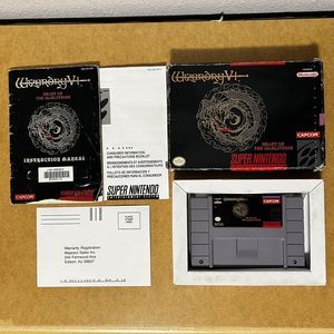Wizardry V Heart Of The Maelstrom (SNES) Super Nintendo CIB Complete 1994 RARE